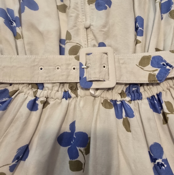 Kate Spade New York Painterly Bouquet Shirt Dress - Picture 9 of 13